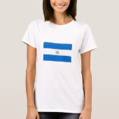 Nicaragua Flag T-shirt (Voorkant)