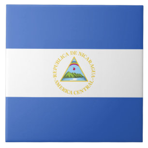 Nicaragua Flag Tegeltje