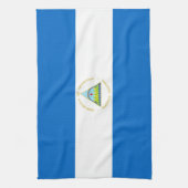 Nicaragua Flag Theedoek (Verticaal)