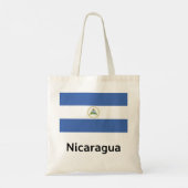 Nicaragua Flag Tote Bag (Achterkant)