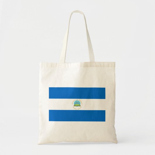 Nicaragua Flag Tote Bag (Voorkant)