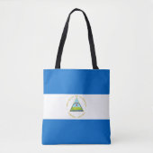 Nicaragua Flag Tote Bag (Voorkant)
