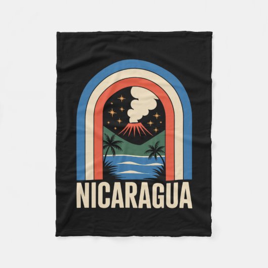 Nicaragua fleece deken (Voorkant)