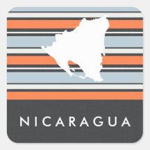 Nicaragua kaart: Moderne strepen