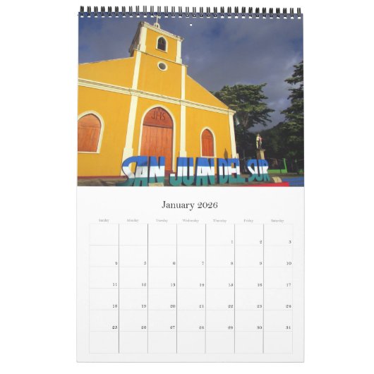 nicaragua kalender (Jan 2026)
