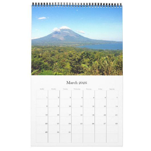 nicaragua kalender (Mar 2026)
