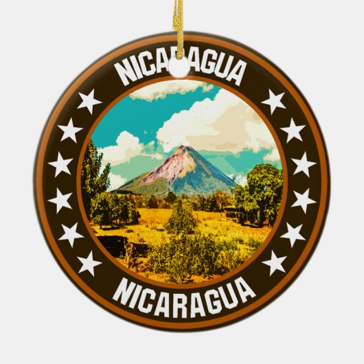 Nicaragua Keramisch Ornament (Achterkant)