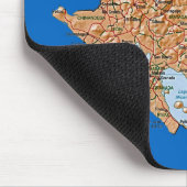 Nicaragua Map Mousepad Muismat (Hoek)