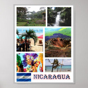 Nicaragua - Mosaic - Poster