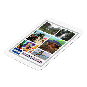 Nicaragua - Mozaïek - Magneet