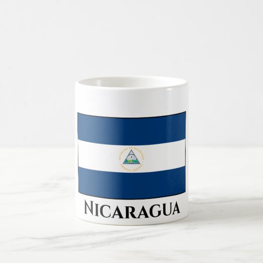 Nicaragua (Nicaraguan) Vlag Koffiemok (Center)