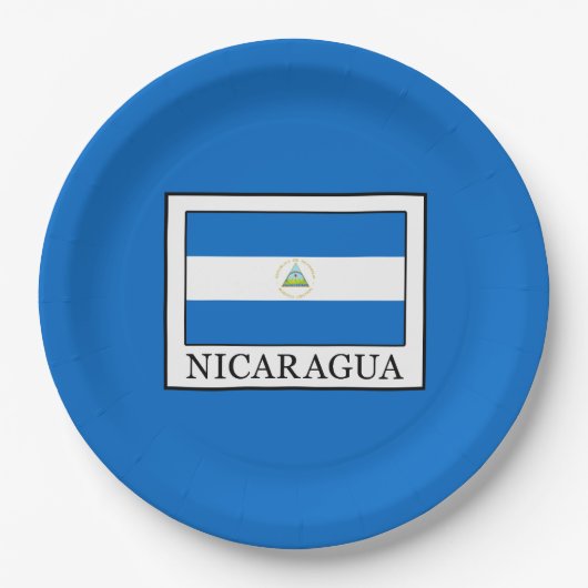 Nicaragua Papieren Bordje (Voorkant)