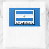 Nicaragua Rechthoekige Sticker (Tas)