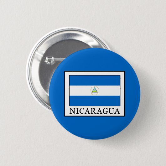 Nicaragua Ronde Button 5,7 Cm (Voorkant /achterkant)
