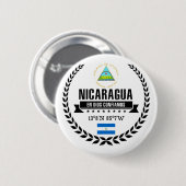 Nicaragua Ronde Button 5,7 Cm (Voorkant /achterkant)