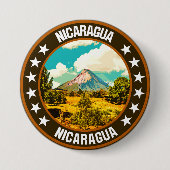 Nicaragua Ronde Button 7,6 Cm (Voorkant)