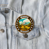 Nicaragua Ronde Button 7,6 Cm (In situ)