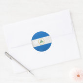 Nicaragua Ronde Sticker (Envelop)