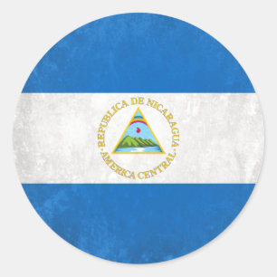 Nicaragua Ronde Sticker