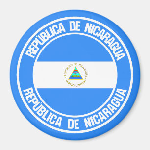 Nicaragua Round Emblem Magneet