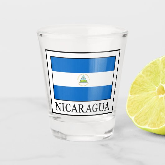 Nicaragua Shot Glas (Voorkant)
