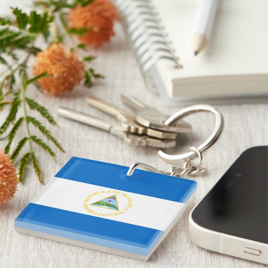 Nicaragua Sleutelhanger (Voorkant Rechts)