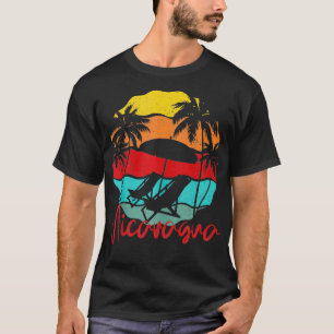 Nicaragua Souvenir Nicaragua Surf Vakantie T-shirt