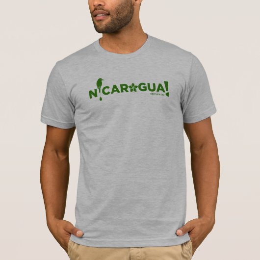 Nicaragua Souvenir T-Shirt (Voorkant)