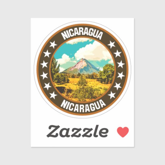 Nicaragua Sticker (Vel)