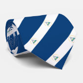 Nicaragua Stropdassen, mode Nicaraguan Flag, bedri Stropdas (Opgerold)