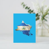 Nicaragua stylist kaart (Staand voorkant)