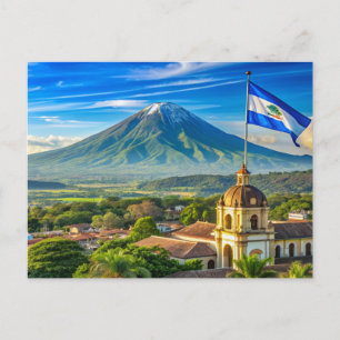 Nicaragua stylist stadsgezicht briefkaart