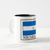 Nicaragua Tweekleurige Koffiemok (Voorkant links)