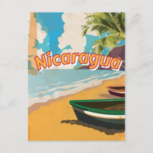 Nicaragua  vakantie-Poster Briefkaart