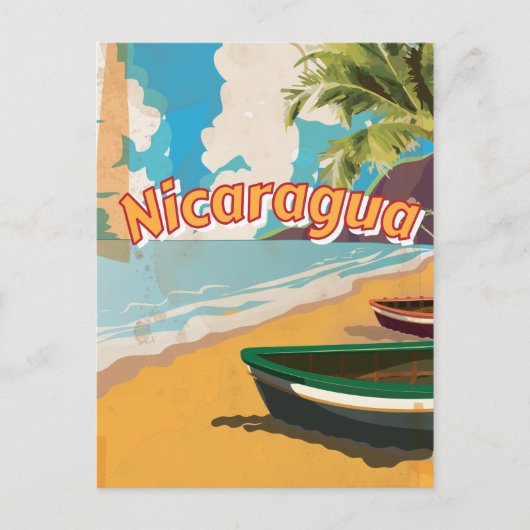 Nicaragua vakantie-Poster Briefkaart (Voorkant)