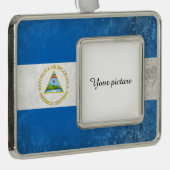 Nicaragua Verzilverd Omlijst Ornament (Rechts)