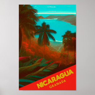Nicaragua vintage-poster poster