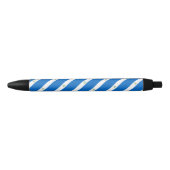 Nicaragua Vlag Balpen Zwarte Inkt Pen (Voorkant)
