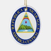 NICARAGUA - vlag/embleem/wapen/symbool Keramisch Ornament (Rechts)