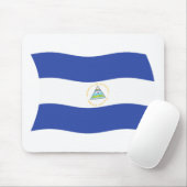 Nicaragua Vlag Muismat (Met muis)
