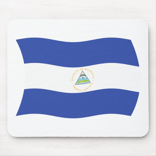 Nicaragua Vlag Muismat (Voorkant)