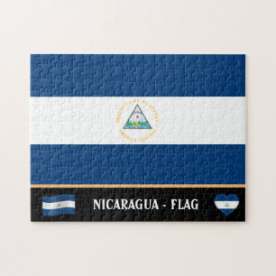 Nicaragua Vlag & Nicaraguaans land / Nicaragua Legpuzzel