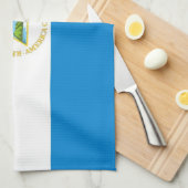 nicaragua - vlagdoek theedoek (Quarter Fold)