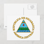 Nicaragua Wapenjassen Briefkaart (Voorkant / Achterkant)