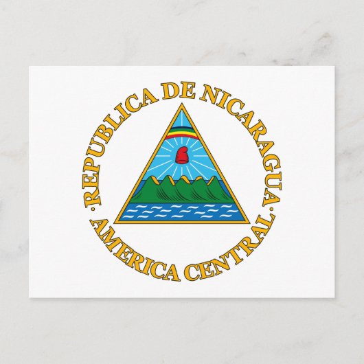 Nicaragua Wapenjassen Briefkaart (Voorkant)