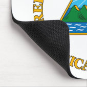 Nicaragua Wapenkat Mousepad Muismat (Hoek)