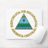 Nicaragua Wapenkat Mousepad Muismat (Met muis)