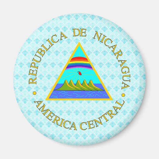 Nicaragua wapenstilstand magneet (Voorkant)