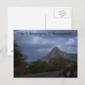 Nicaraguaans landschap briefkaart (Voorkant / Achterkant)