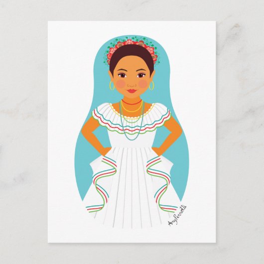 Nicaraguaans Matryoshka-Briefkaart Briefkaart (Voorkant)